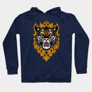 TIGER FACE -Emblem Design Hoodie